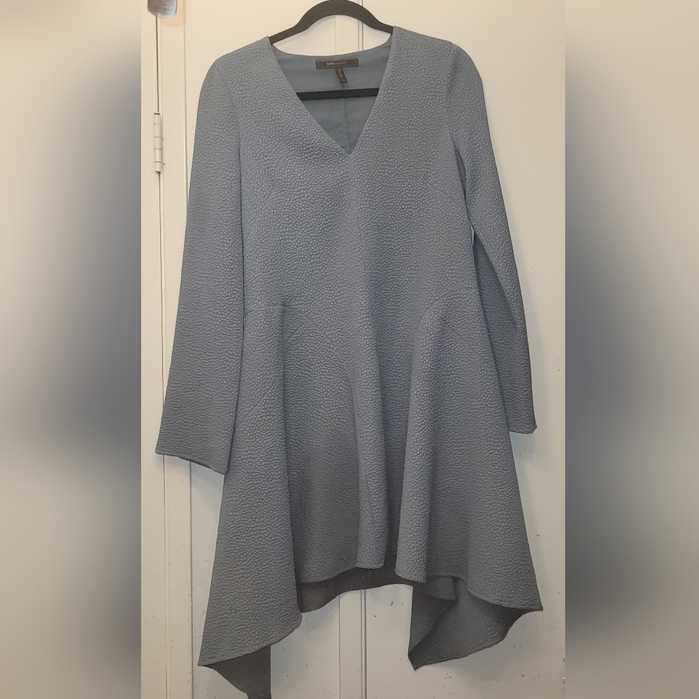 BCBGMaxAzria Blue Long Sleeve Dress